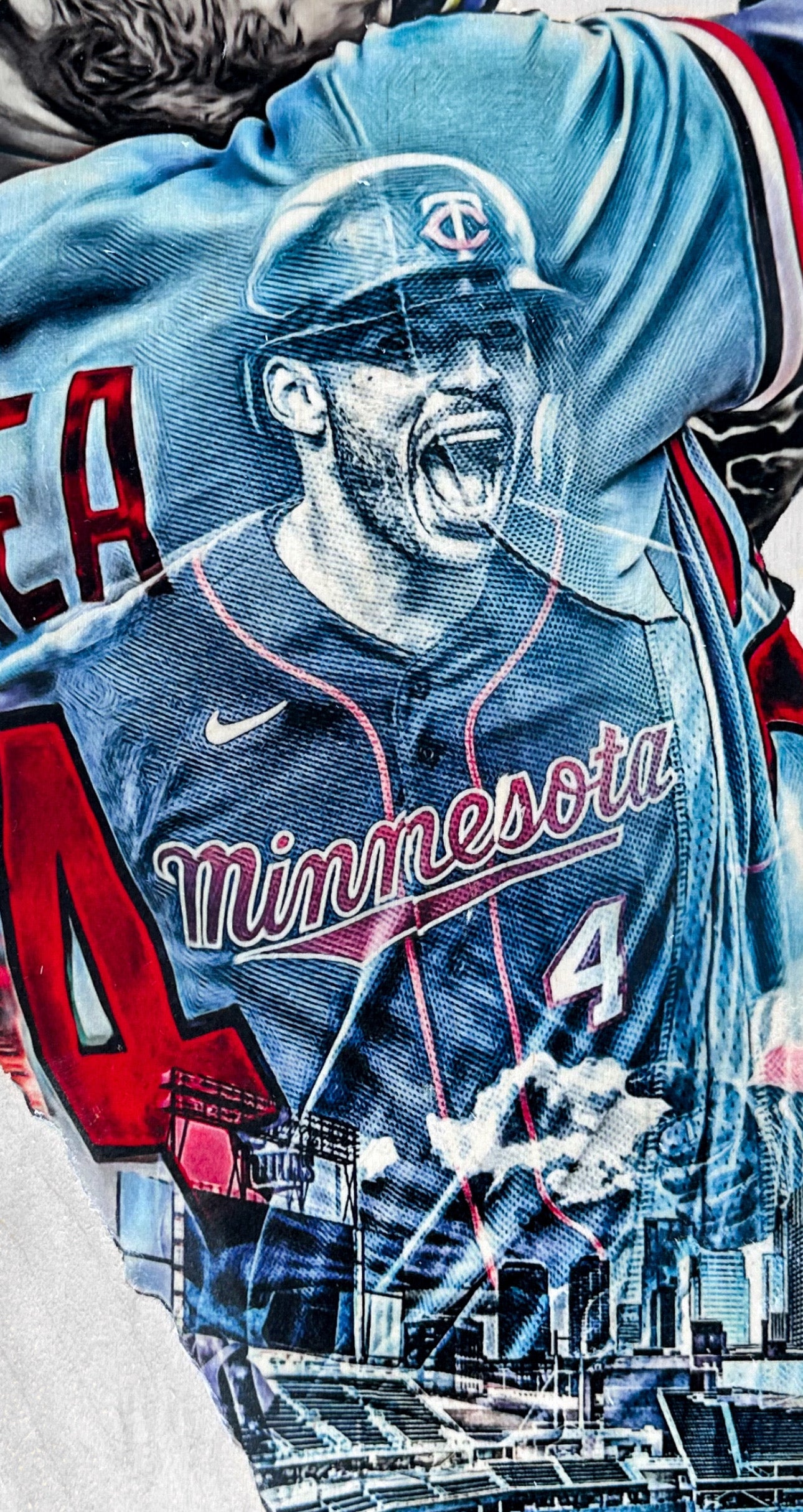 "C4" (Carlos Correa) Minnesota Twins - Officially Licensed MLB Print - Limited Release /500