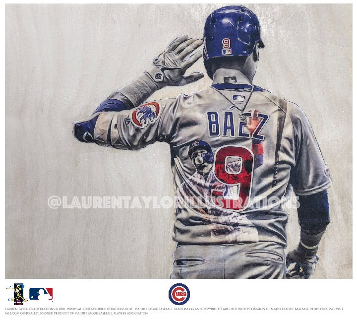 Chicago Cubs Lithograph print of Javy Baez "El Mago"