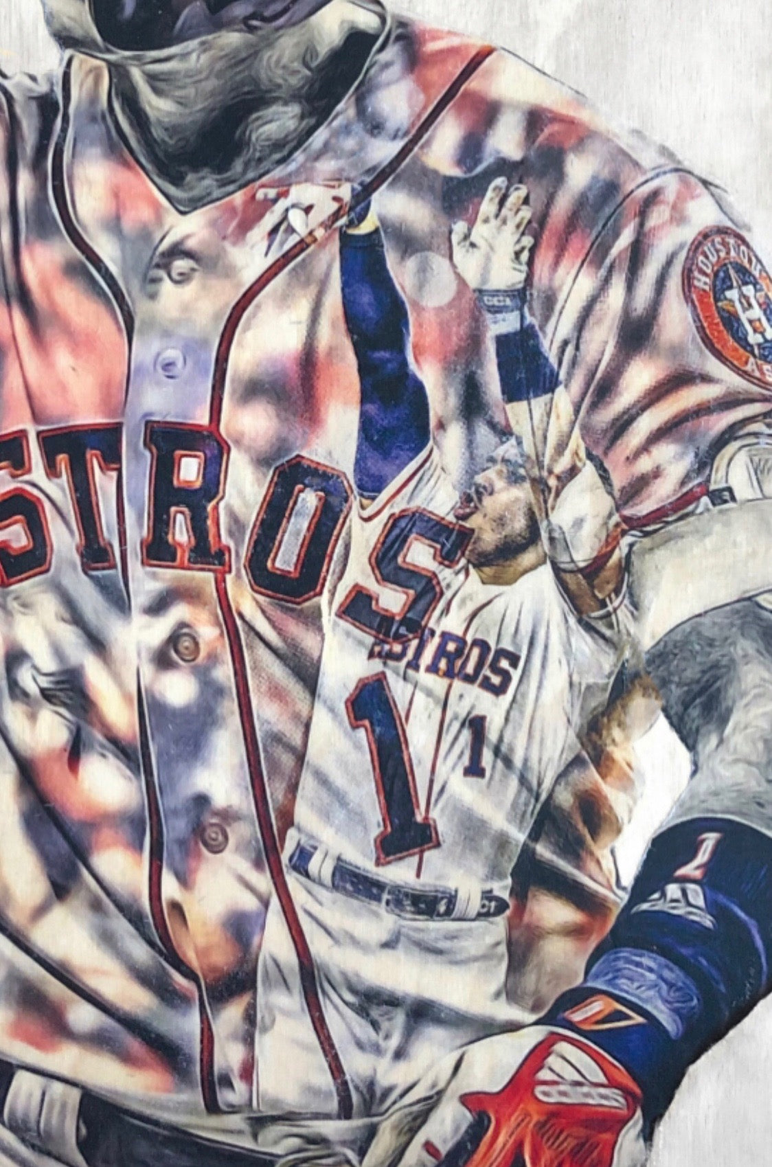 "Correa Walk Off" (Carlos Correa) Houston Astros - Officially Licensed MLB Print - Limited Release