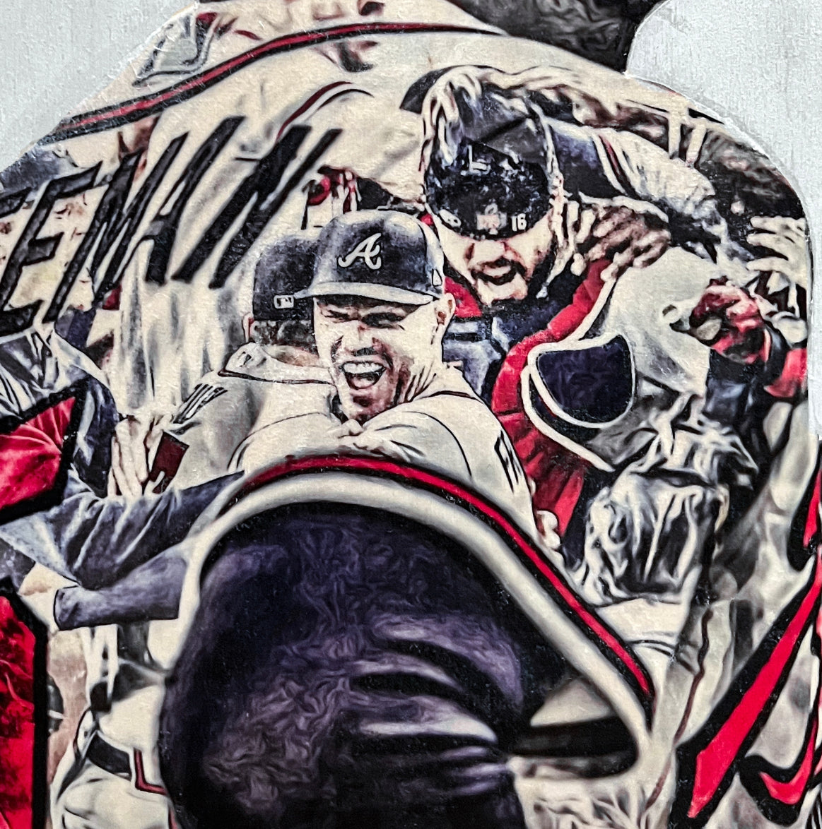 Freddie Freeman Art Piece [OC] : r/Braves