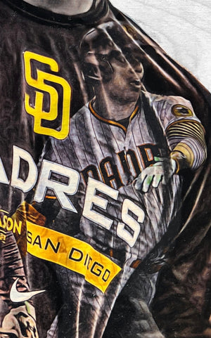 “Childish Bambino" (Juan Soto) San Diego Padres - 1/1 Original on Wood