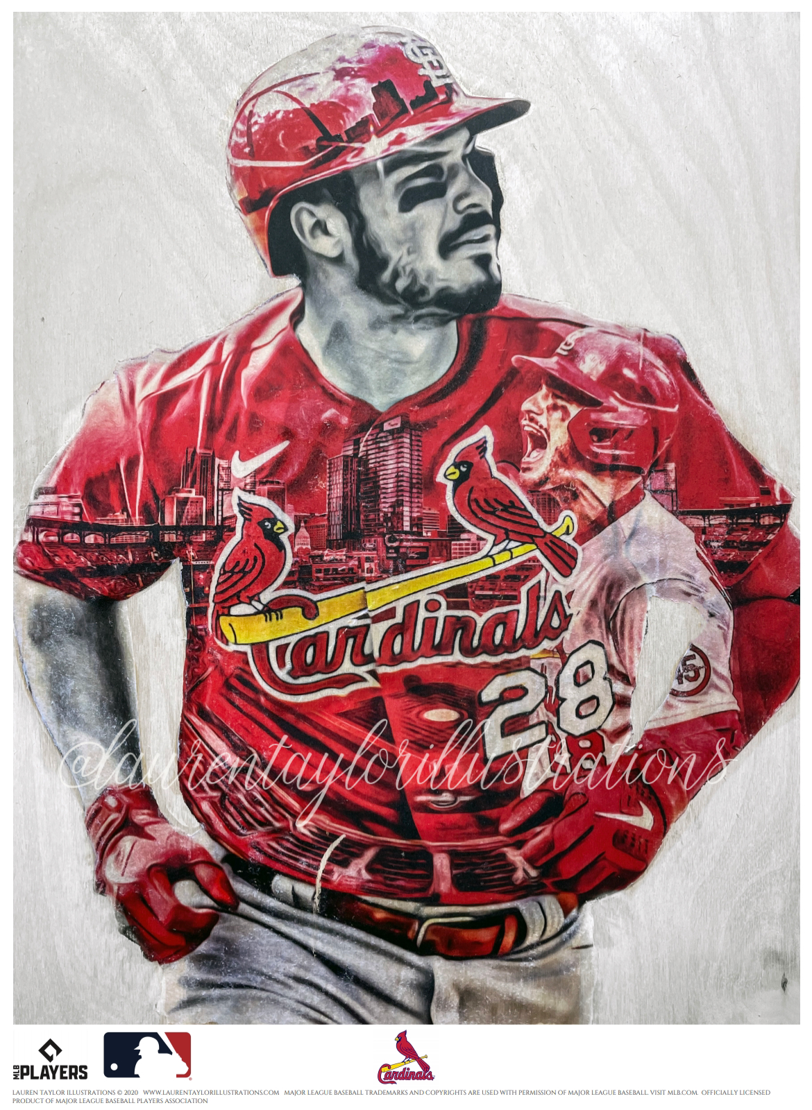Welcome Home (Nolan Arenado) St. Louis Cardinals - Officially Licensed  MLB Print - Limited Release