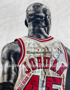 Michael Jordan Chicago Bulls white sox football player signature