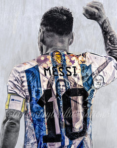 "La Pulga" (Lionel Messi) Argentina - WC 2022 Champion