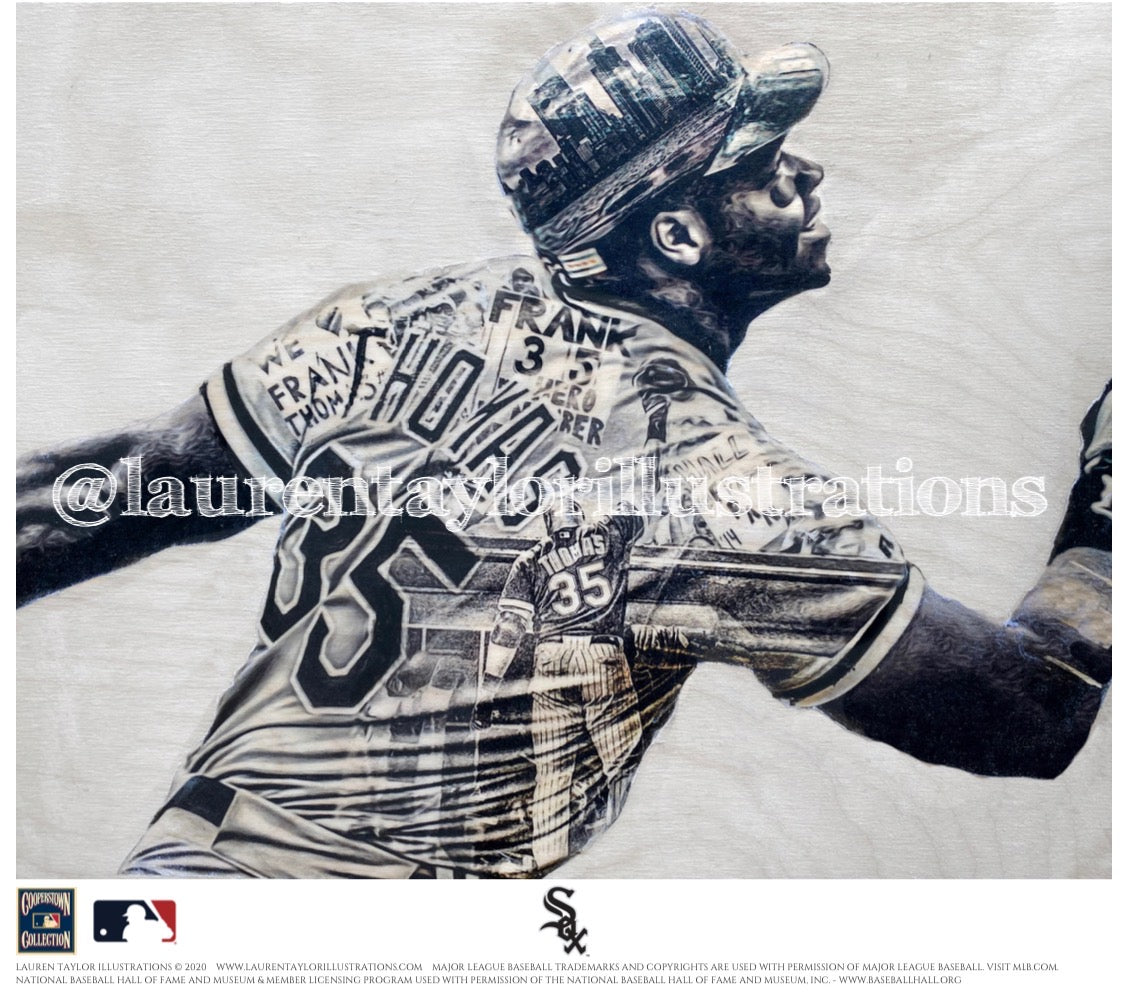 The Big Hurt (Frank Thomas) Chicago White Sox - Officially Licensed MLB  Cooperstown Collection Print - Limited Release