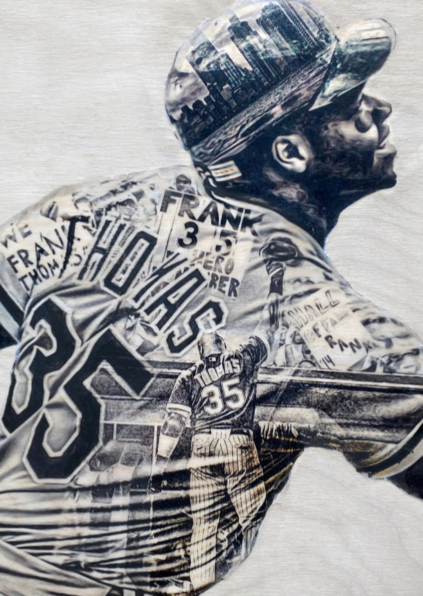 The Big Hurt (Frank Thomas) Chicago White Sox - Officially Licensed MLB  Cooperstown Collection Print - Limited Release