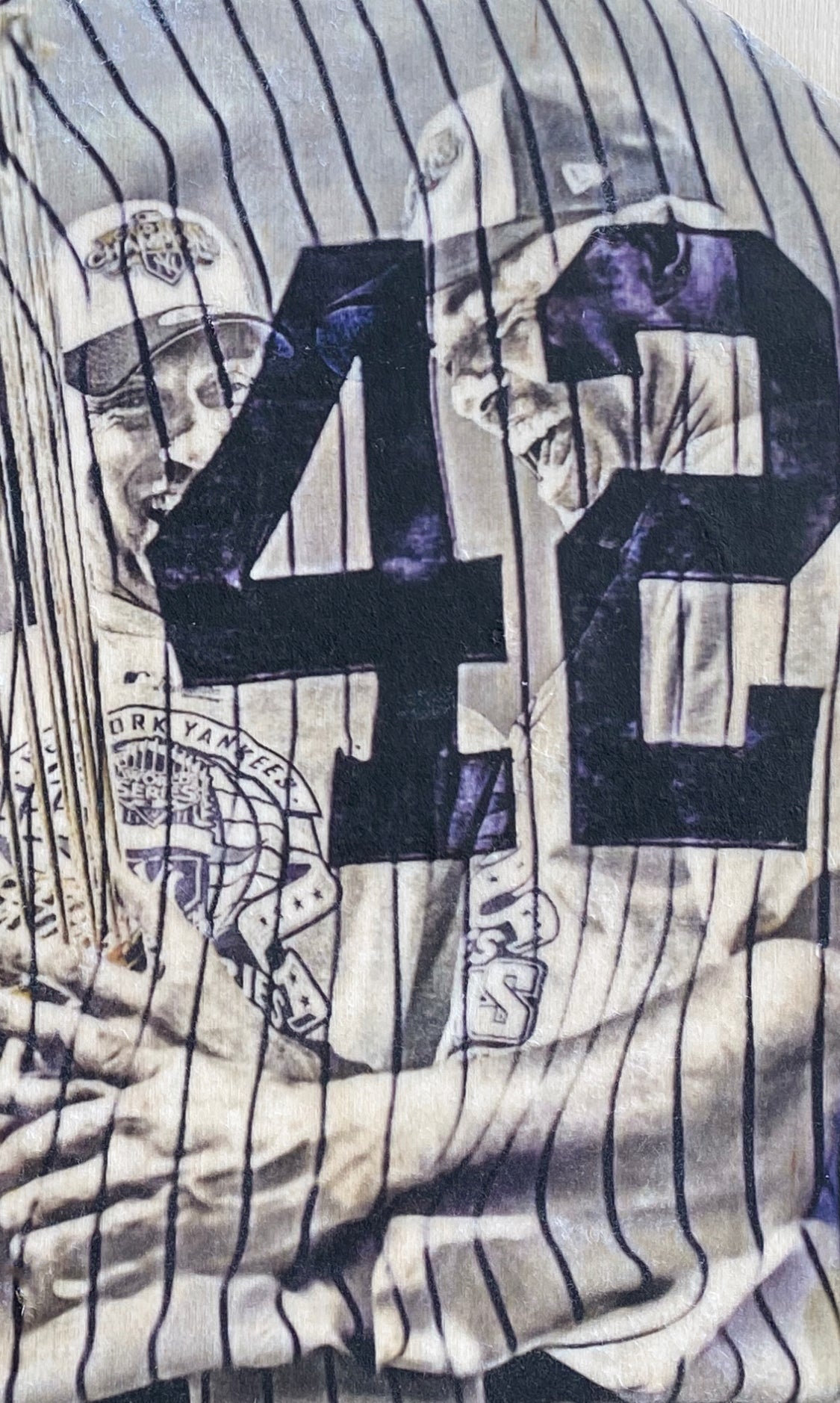 Mariano Rivera Last Game Enter Sandman 16x20 Art Original New York Yankees  Painting