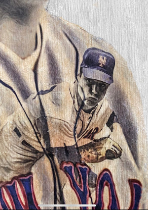 "The Franchise” (Tom Seaver) New York Mets - Original on Wood