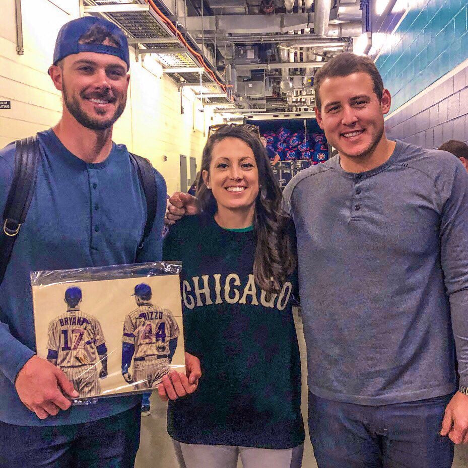 "Bryzzo" (Kris Bryant and Anthony Rizzo) - Officially Licensed MLB Print - Limited Release