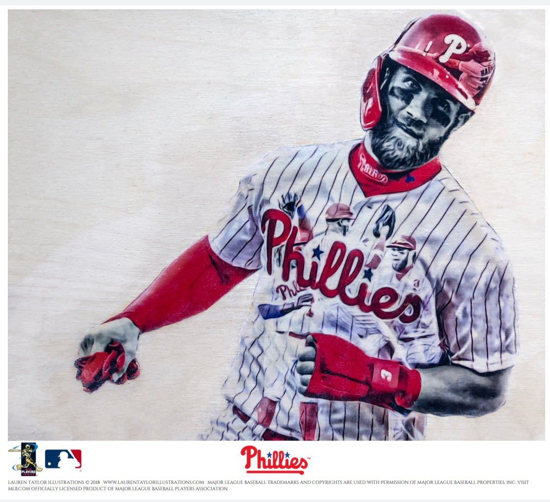 Philadelphia Phillies: Bryce Harper 2021 - Officially Licensed MLB