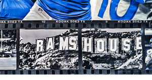 "Rams House - Super Bowl LVI Champs" (Featuring Stafford, Kupp, Donald and Ramsey) Los Angeles Rams - 1/1 Original on Wood 18x24