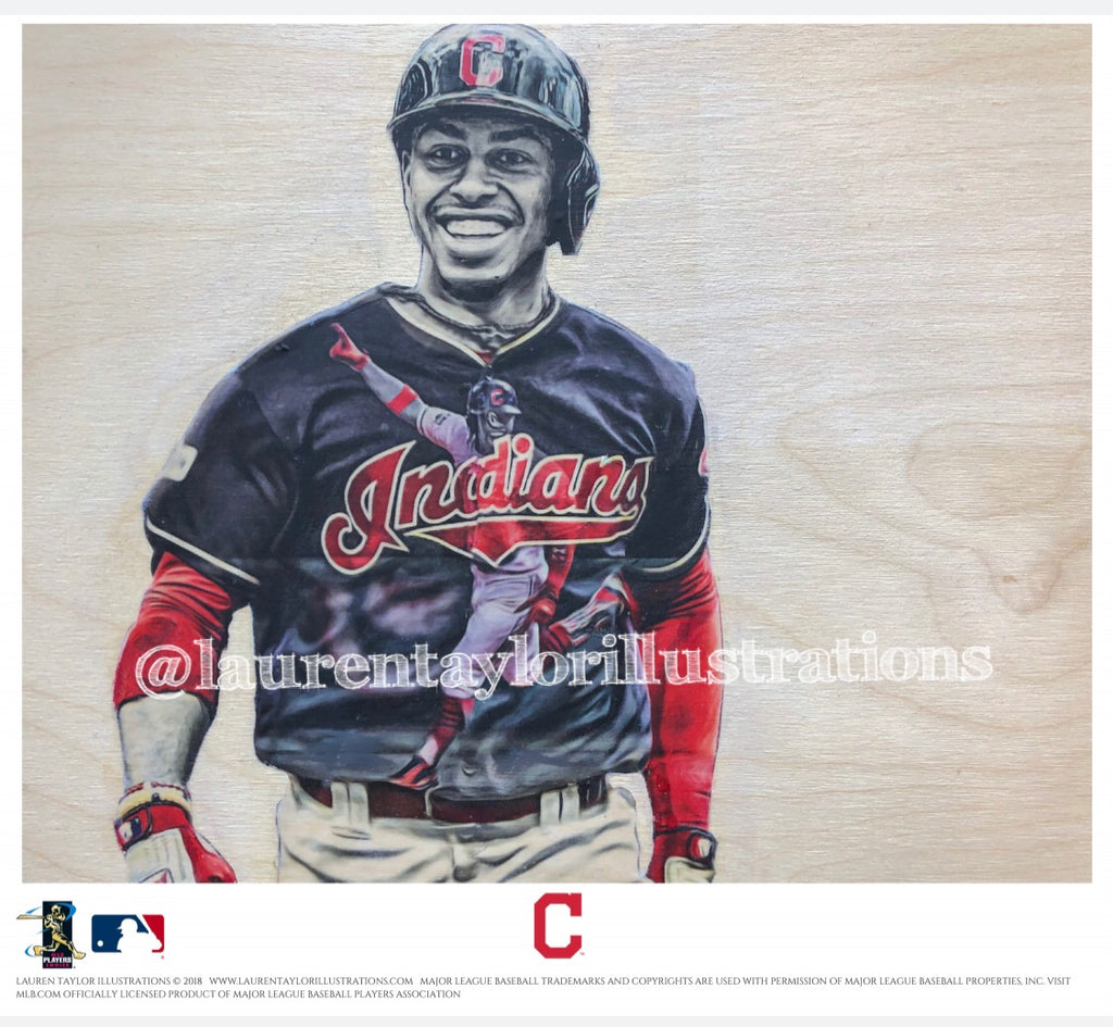 "Paquito" (Francisco Lindor) - Officially Licensed MLB Print - Limited Release