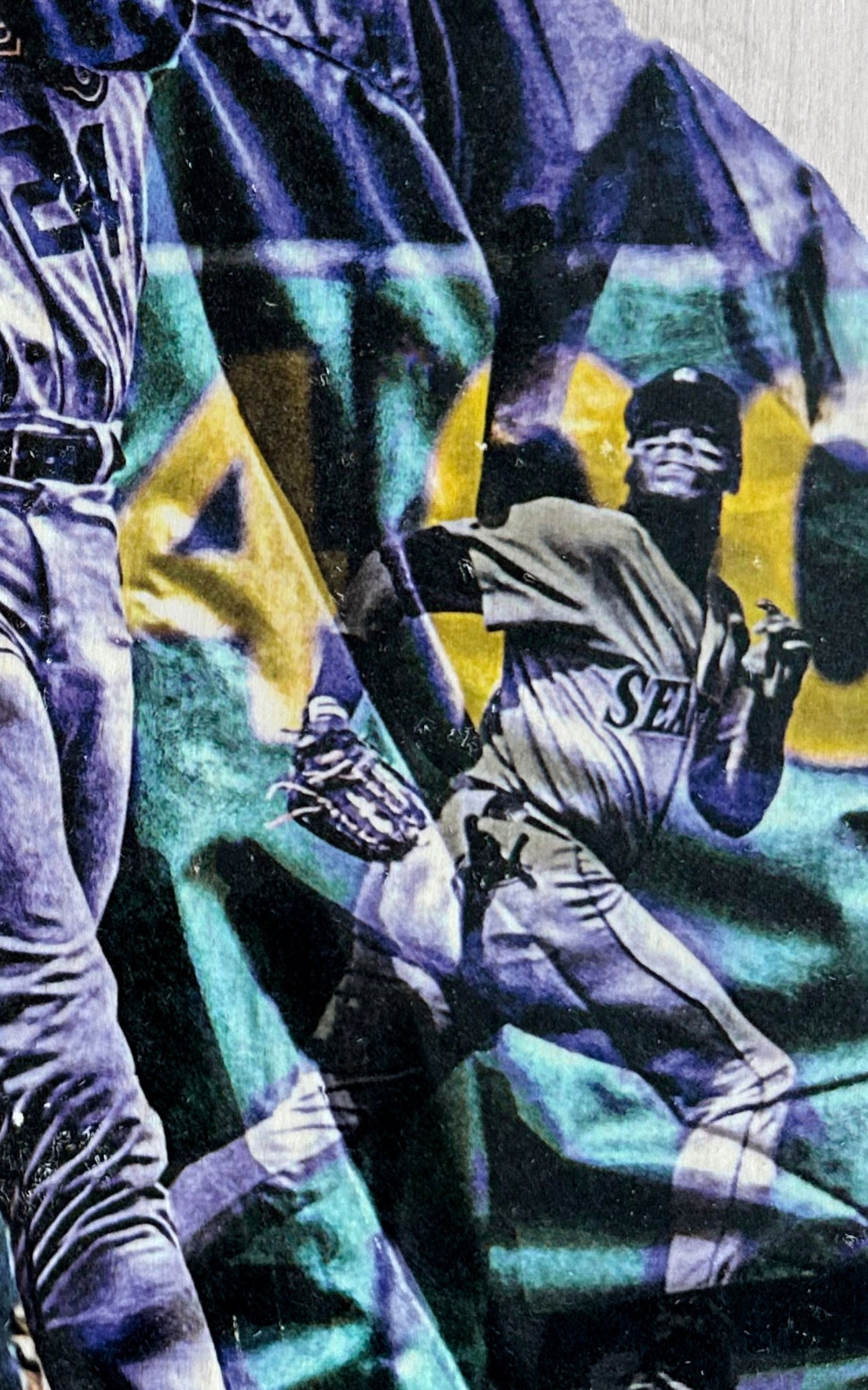 "Kid Griffey" (Ken Griffey Jr.) Seattle Mariners - Officially Licensed MLB Print - TEAL ARTIST AUTO /50