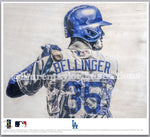 "Bellinger" (Cody Bellinger) - Officially Licensed MLB Print - Limited Release