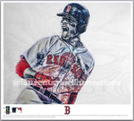 "Mookie" (Mookie Betts) - Officially Licensed MLB Print - Limited Release