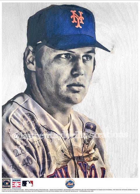 "The Franchise" (Tom Seaver) New York Mets - Officially Licensed MLB Cooperstown Collection Print - Limited Release