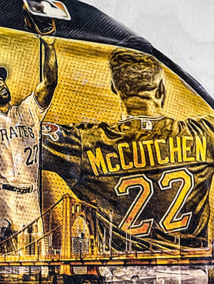 "Cutch" (Andrew McCutchen) Pittsburgh Pirates - 1/1 Original on Birchwood
