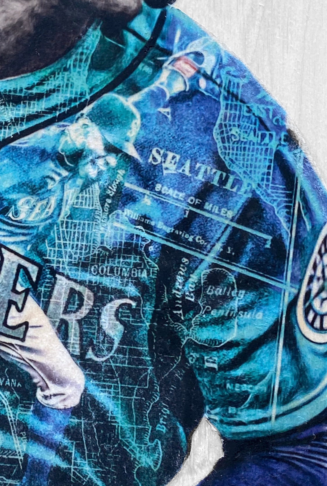 "KLew_1" (Kyle Lewis ft. JP Crawford) Seattle Mariners - Officially Licensed MLB Print - Limited Release