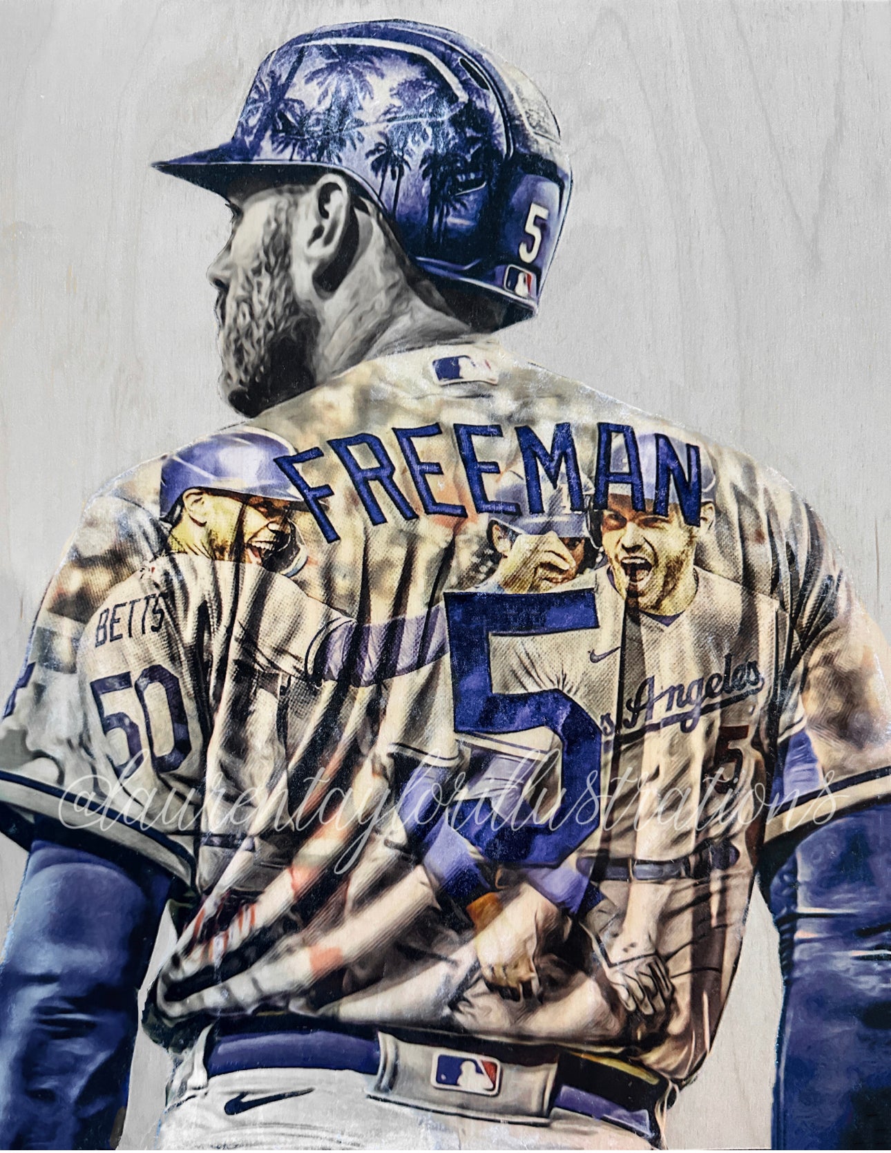 Los Angeles Dodgers: Freddie Freeman 2022 Poster - Officially Licensed –  Fathead