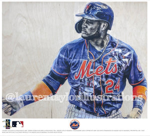 "Cano" (Robinson Cano) - Officially Licensed MLB Print - Limited Release