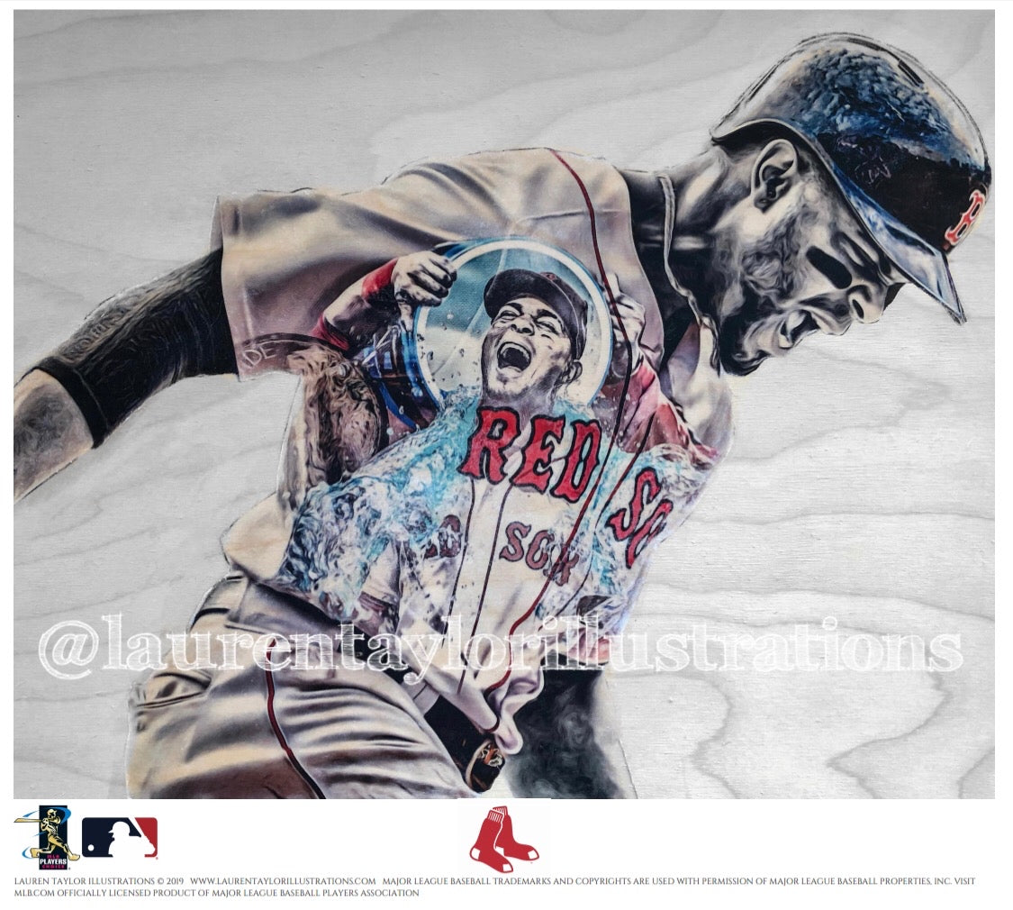 X-Man (Xander Bogaerts) - Officially Licensed MLB Print - Limited Re