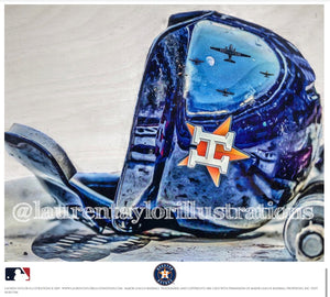 "H-Town" (Houston Astros) - Officially Licensed MLB Print - Limited Release