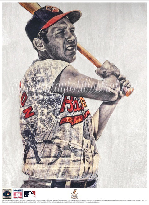 "Brooks" (Brooks Robinson) Baltimore Orioles - Officially Licensed MLB Cooperstown Collection Print - Limited Release
