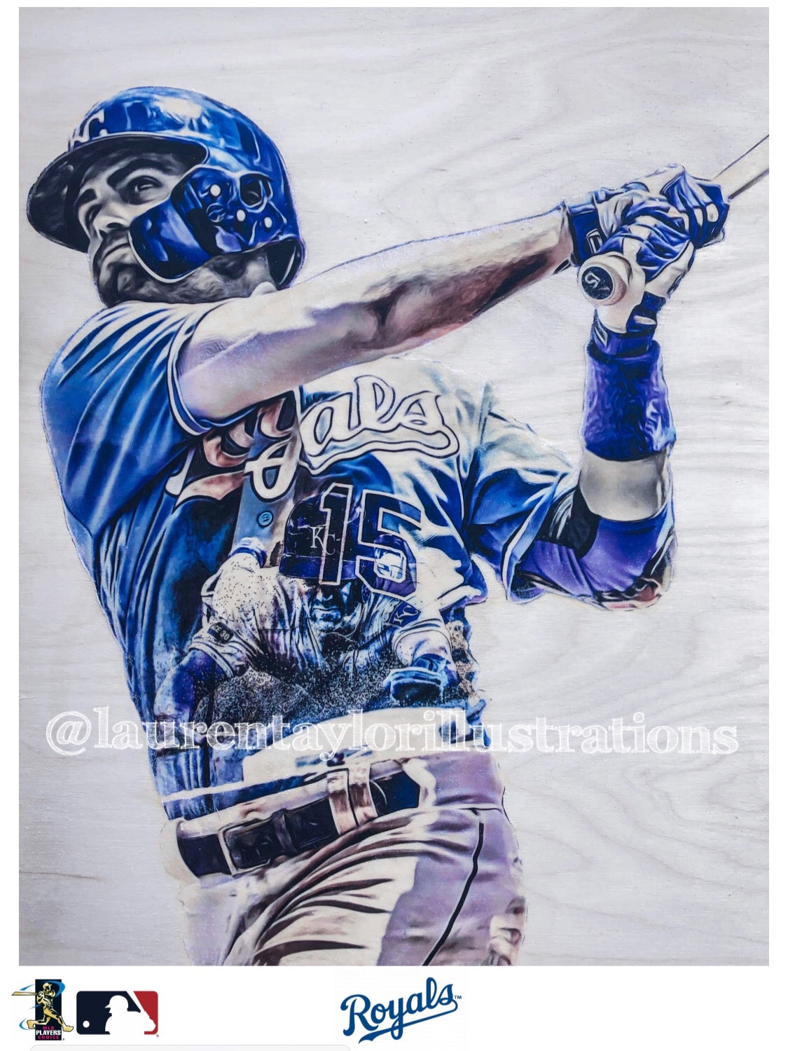 No Quit Whit (Whit Merrifield) Kansas City Royals - Officially Licensed  MLB Print - Limited Release
