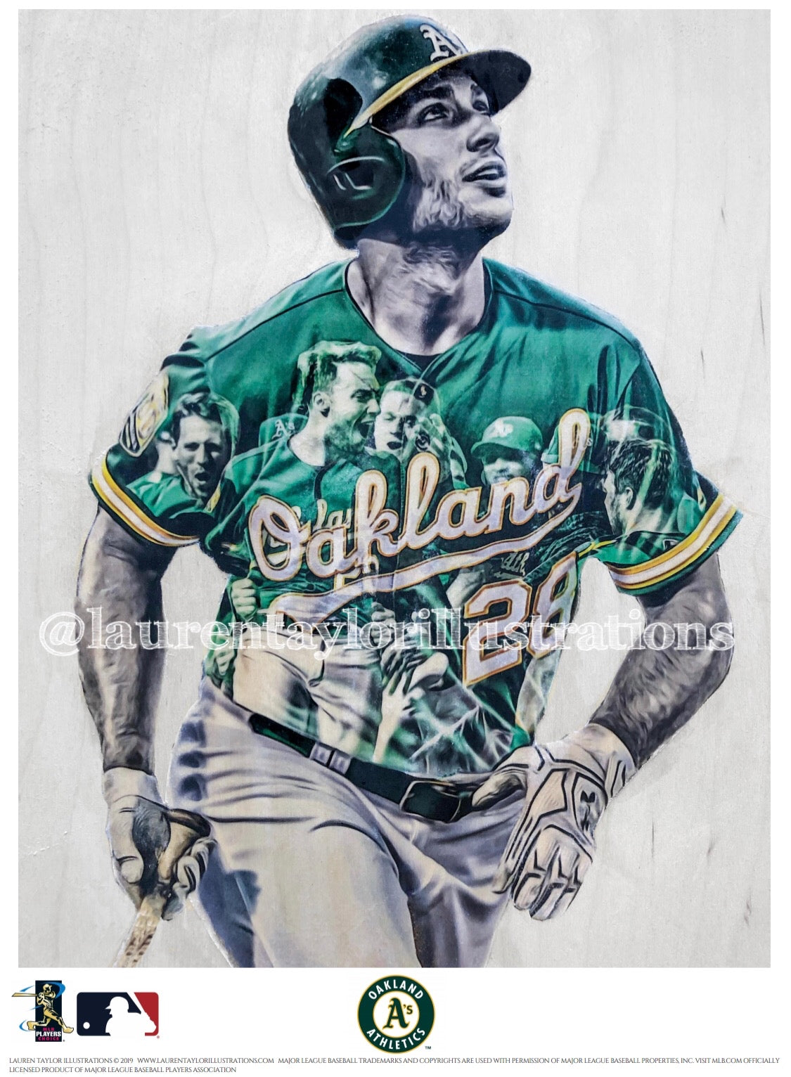 Olson (Matt Olson) Oakland Athletics - Officially Licensed MLB Print -  Limited Release
