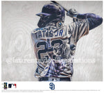"Tatis Jr." (Fernando Tatis Jr.) San Diego Padres - Officially Licensed MLB Print - Limited Release