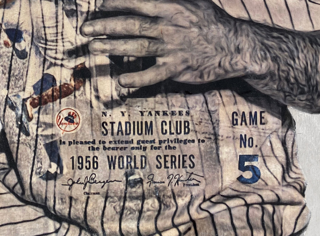 “Game 5” (Yogi Berra) New York Yankees - 1/1 Original on Birchwood
