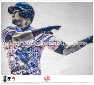 "Kraken" (Gary Sanchez) New York Yankees - Officially Licensed MLB Print - Limited Release