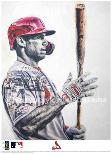 "Goldy" (Paul Goldschmidt) St. Louis Cardinals - Officially Licensed MLB Print - Limited Release