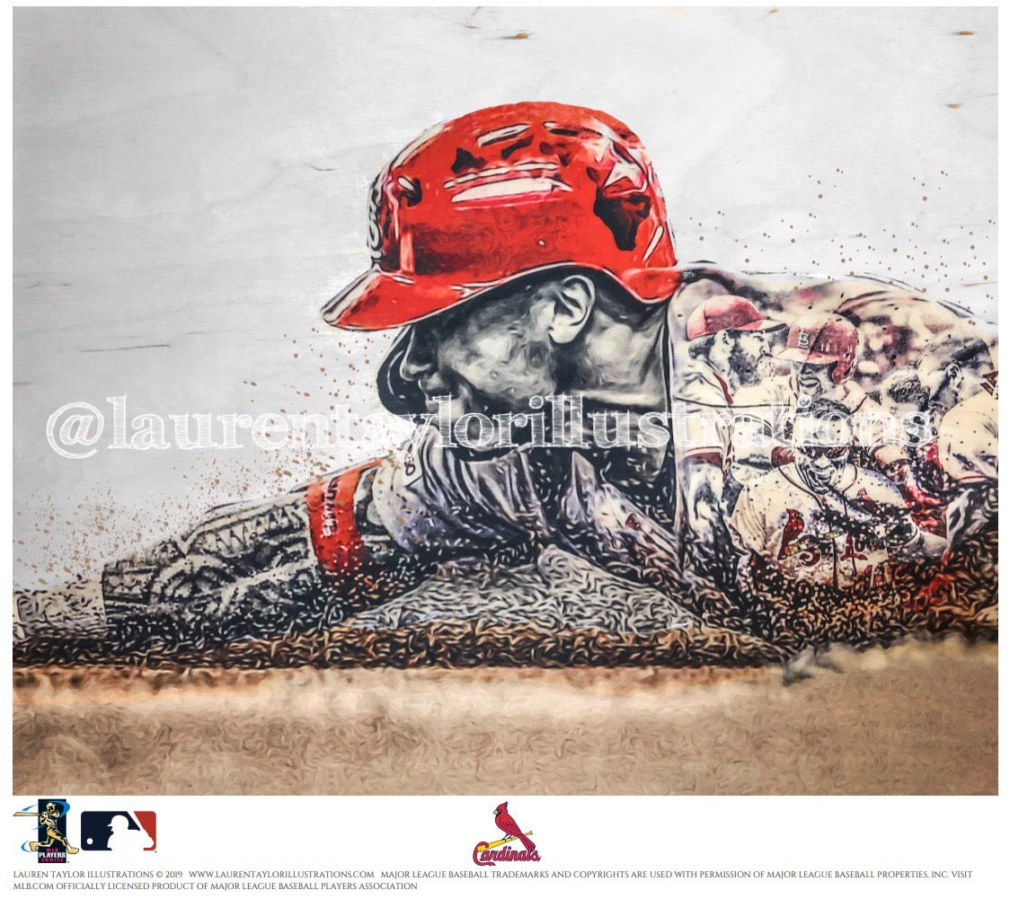 "808" (Kolten Wong) St. Louis Cardinals - Officially Licensed MLB Print - Limited Release