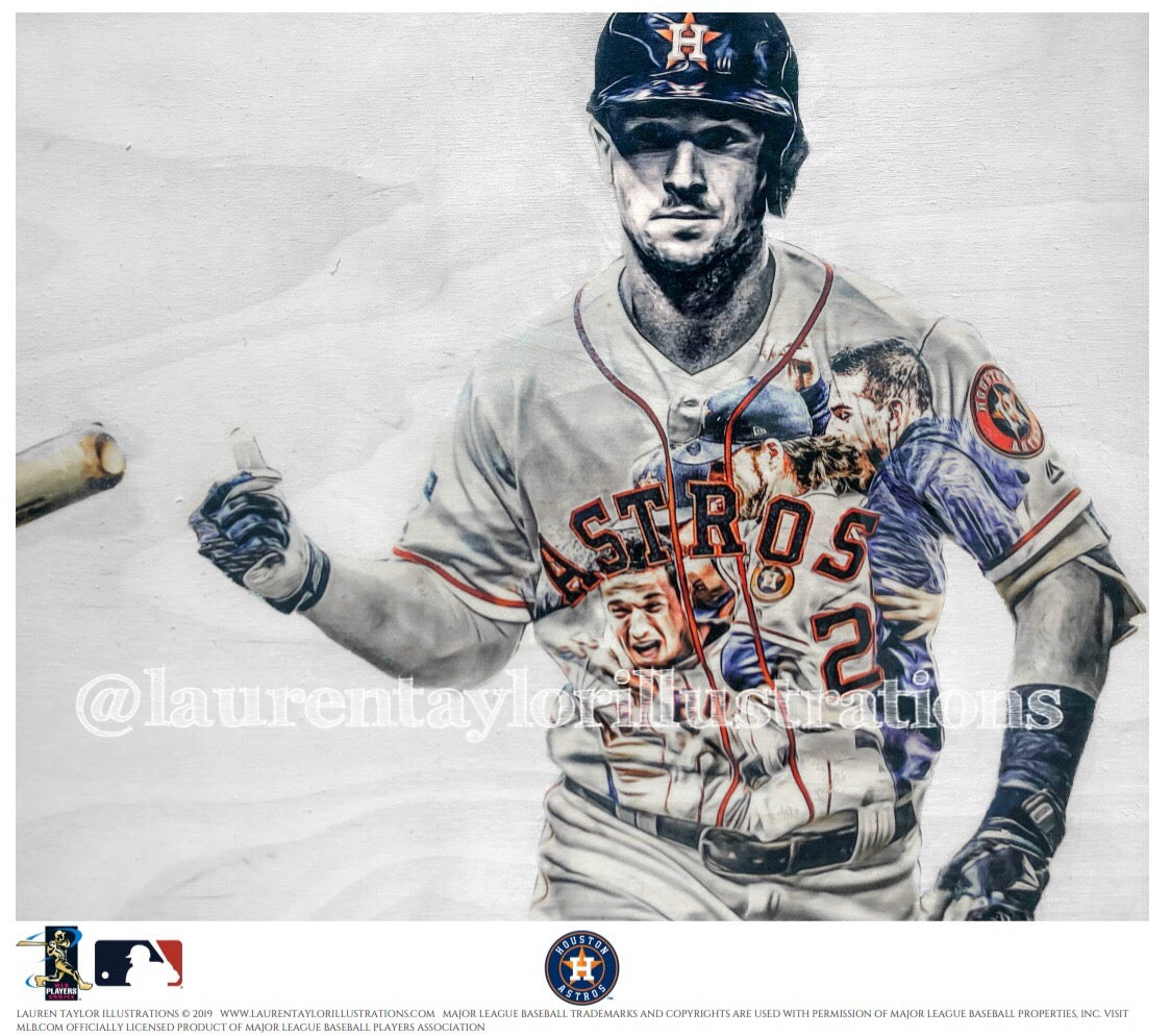 Bregman (Alex Bregman) Houston Astros - Officially Licensed MLB Print -  Limited Release
