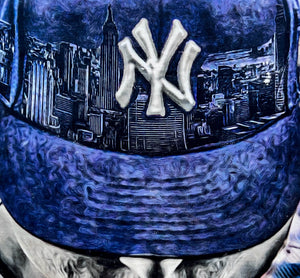 "Rizzo" (Anthony Rizzo) New York Yankees - 1/1 Original on Wood