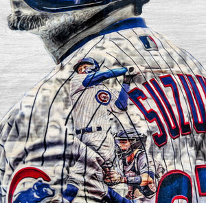Chicago Cubs Seiya Suzuki 24 x 34.75 Magnetic Framed Player Poster