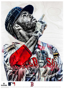 J.D. (J.D. Martinez) Boston Red Sox - Officially Licensed MLB Print