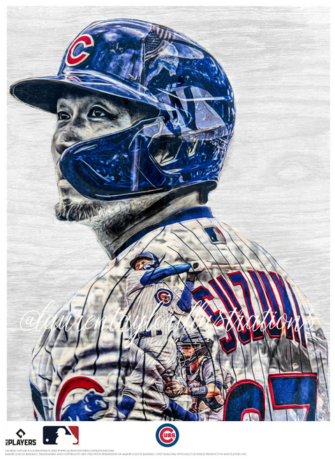 "Suzuki" (Seiya Suzuki) Chicago Cubs - Officially Licensed MLB Print - Limited Release /500