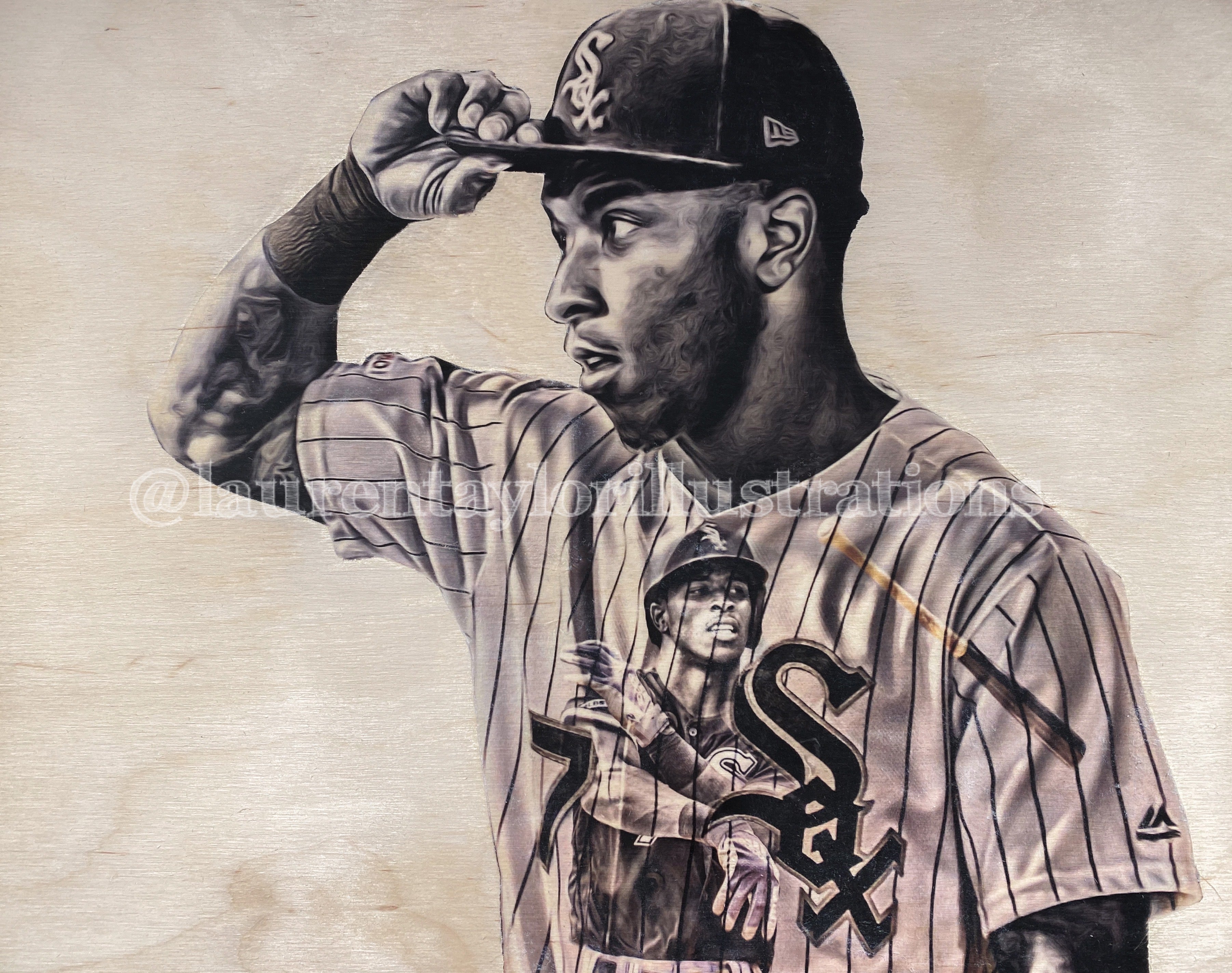 "TA7" (Tim Anderson) Chicago White Sox - Officially Licensed MLB Print - Limited Release