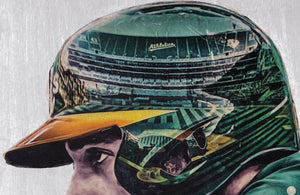 "Ramón Lazer" (Ramón Laureano) Oakland Athletics - Officially Licensed MLB Print - Limited Release