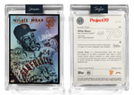 1/1 Silver Chrome Metallic Artist Signature - Willie Mays - Foil Variant 130pt Card #741 by Lauren Taylor - Baseball Card