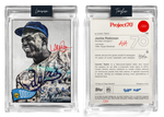 /20 Red Artist Signature - Jackie Robinson - 130pt Card #798 by Lauren Taylor - Baseball Card