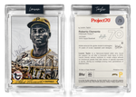 /5 Silver Metallic Artist Signature - Topps Project 70 130pt card #896 by Lauren Taylor - Roberto Clemente