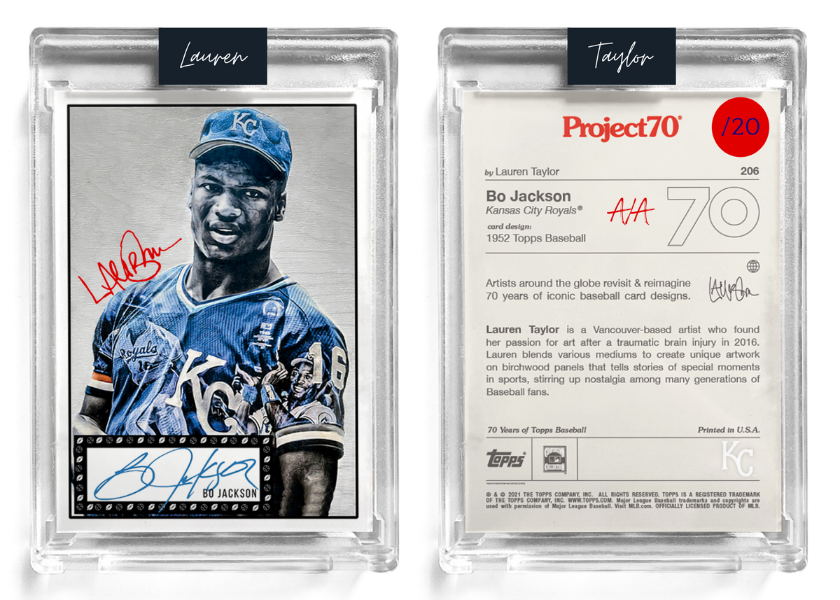20 レッドアーティストサイン - Topps Project 70 130pt カード #206