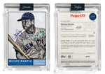 /150 Navy Blue Artist Signature - Topps Project 70 130pt card #473 by Lauren Taylor - Mickey Mantle