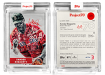 /20 Red Artist Signature - Topps Project 70 130pt card #658 by Lauren Taylor - Xander Bogaerts