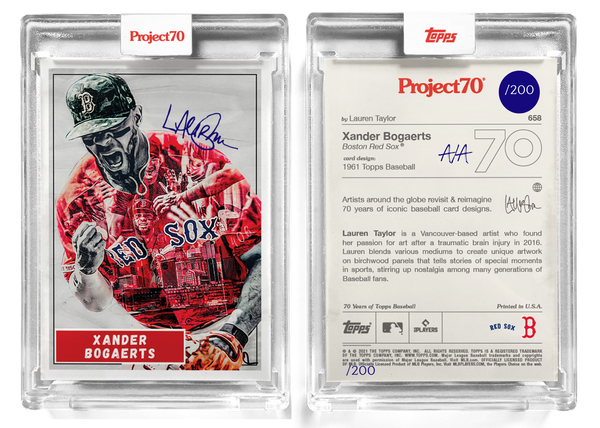 /200 Navy Blue Artist Signature - Topps Project 70 130pt card #658 by