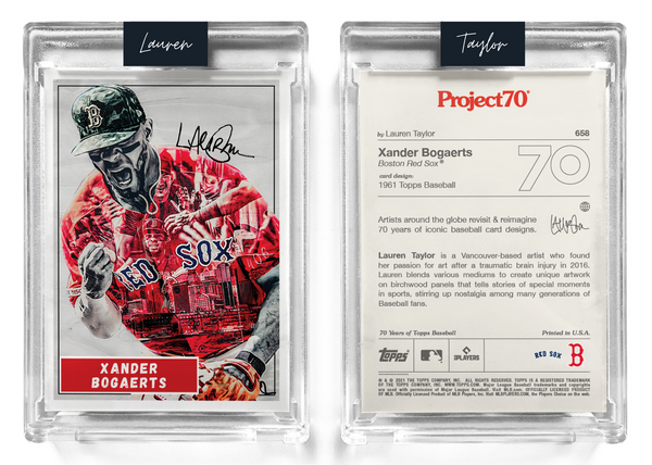 アーティスト直筆サイン (黒ペン) Topps 130ptカード - Project 70