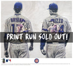 "Bryzzo" (Kris Bryant and Anthony Rizzo) - Officially Licensed MLB Print - Limited Release